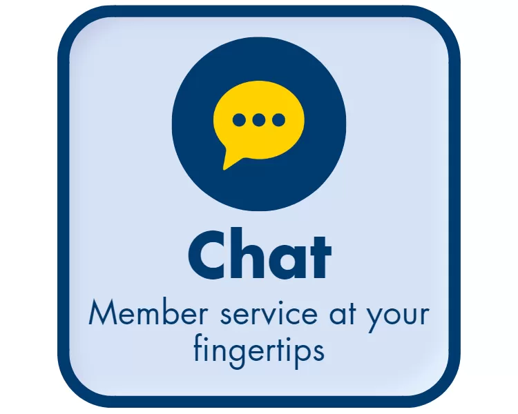 Chat online with a member service representative